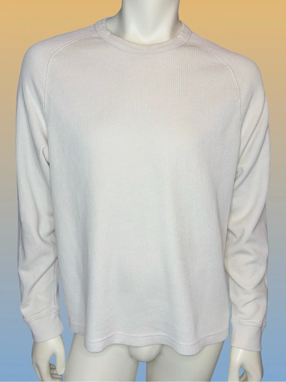 Madewell Thermal Long-Sleeve Tee 100% Cotton